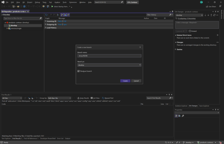 Implement a feature branch in Azure DevOps - Dustin Miner