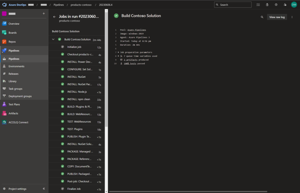 Build a Dynamics 365 solution via an Azure DevOps pipeline - Dustin Miner