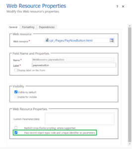 Pass data to a Dynamics 365 HTML web resource - Dustin Miner